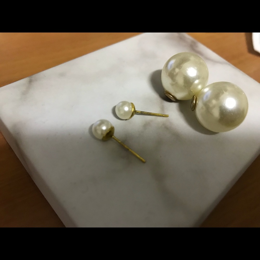 Pearl earrings